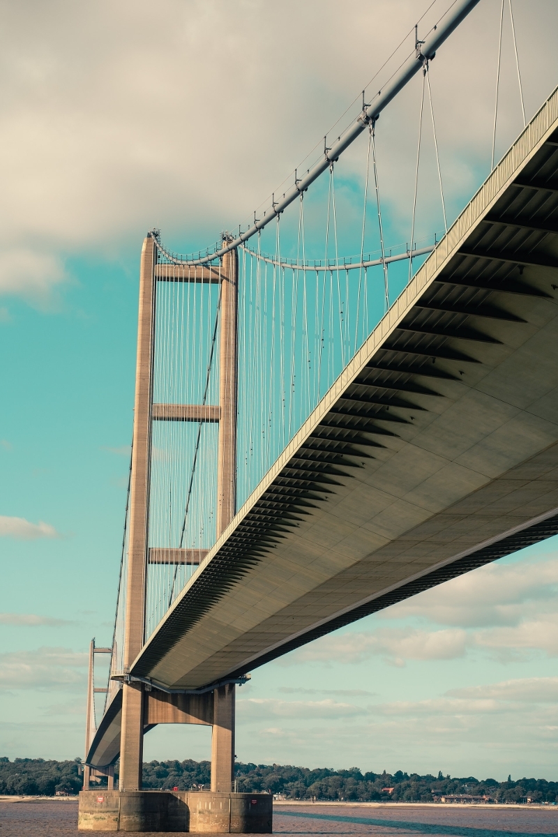 The Humber bridge