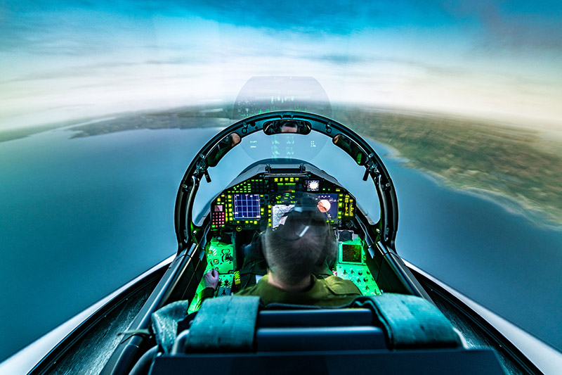 Development simulator at BAE Systems in Warton, Lancashire, UK - credit BAE Systems