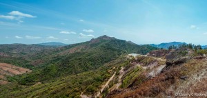 A panoramic view of Cerro Quema, Panama