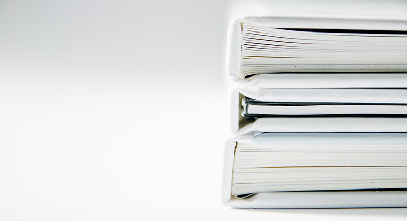 Stack of folders