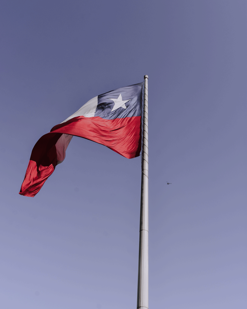the Chile flag