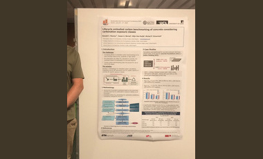 Image of scientific poster at a conference