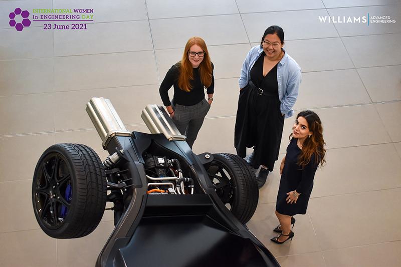 The featured female engineers