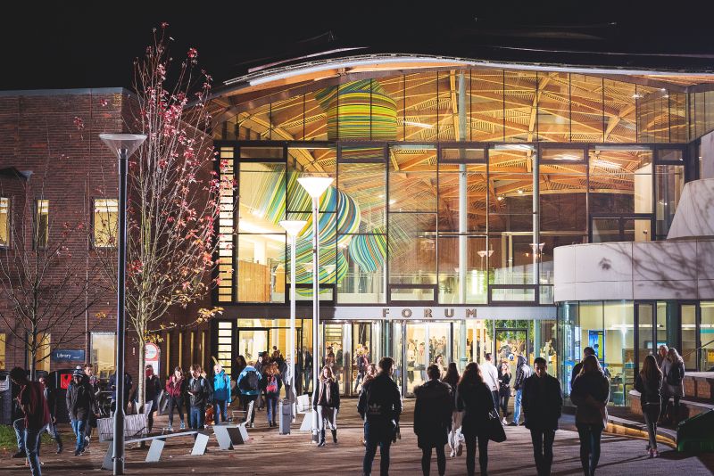 The University of Exeter is pictured. Funding for the University's MetaHub is hoped to put Exeter on the map.