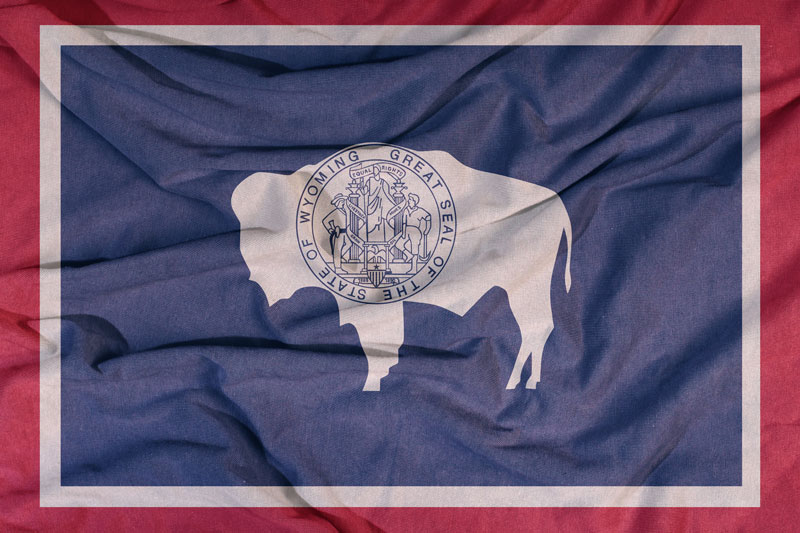 State of Wyoming flag