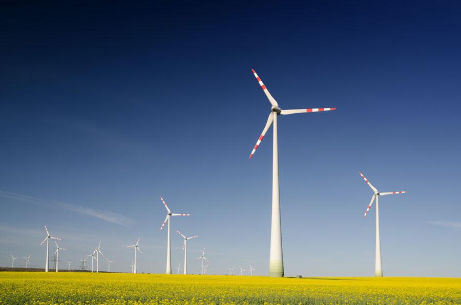 wind turbines