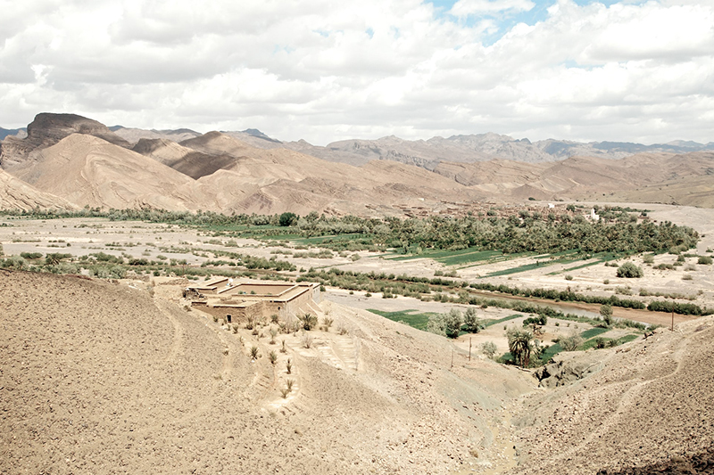 View over mountains, Agdz, Morocco