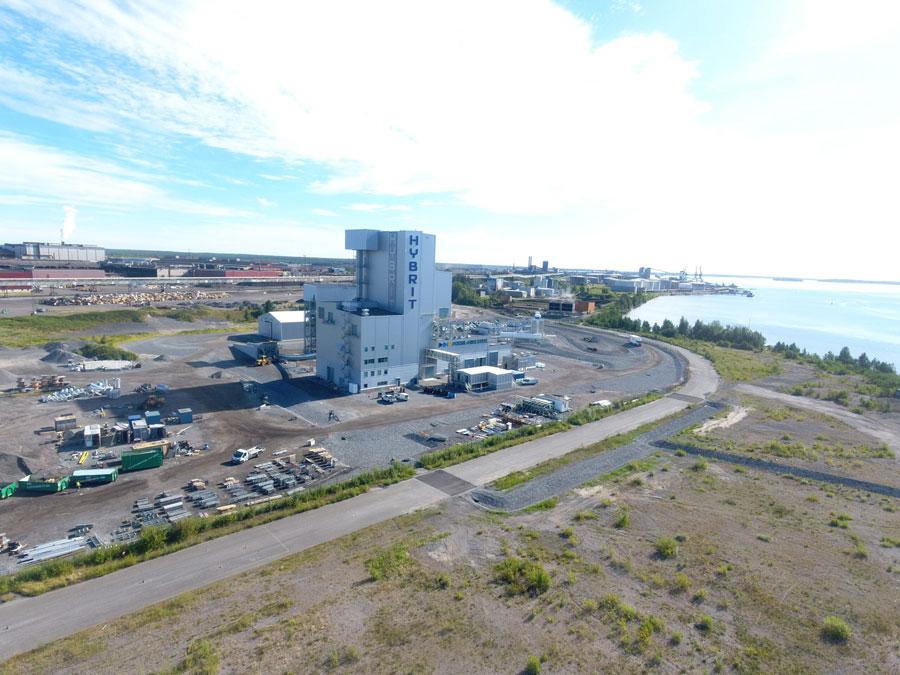 Direct reduction pilot plant in Luleå, Sweden 