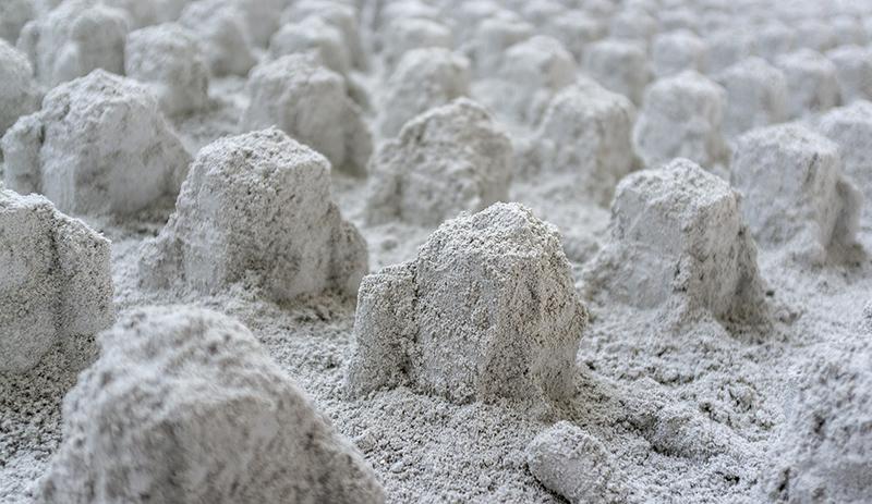 Piles of powder