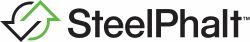 Company logo featuring green and black circular arrows with the company name SteellPhalt in black
