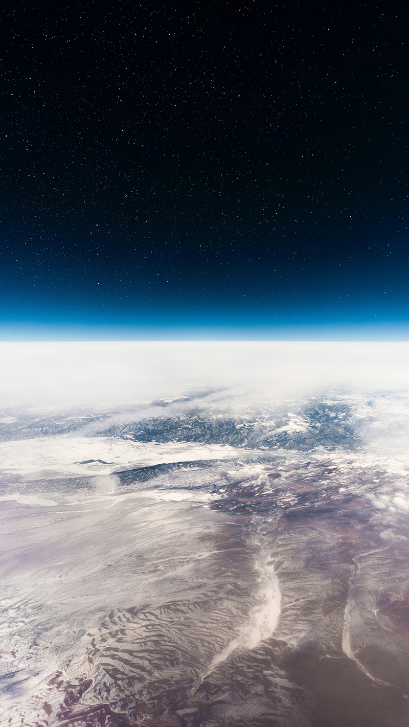 Earth's atmosphere from space