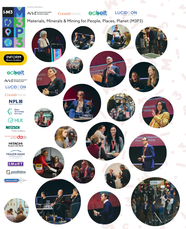 Photography graphic for M3P3, a flagship event from IOM3.