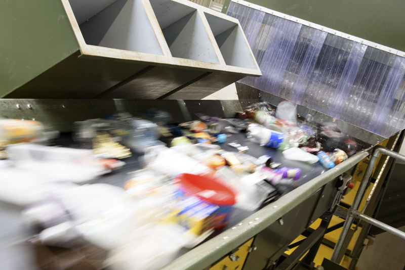 Recycling production line