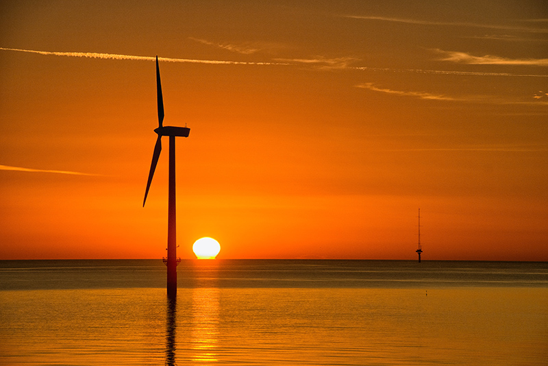 Wind turbine in Blyth