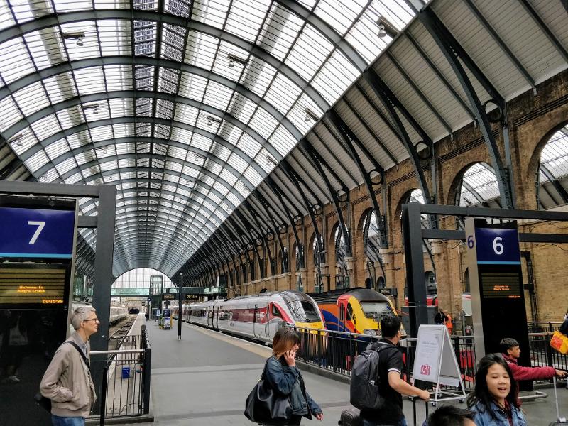 High speed trains at King's Cross