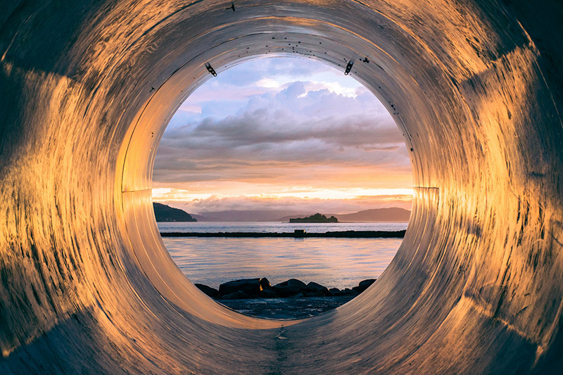 Pipe with a view