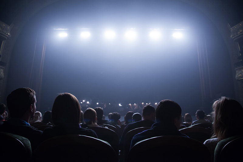 Auditorium with people