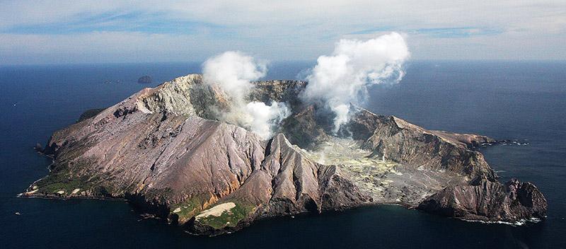 White Island (Whakaari) volcano, New Zealand