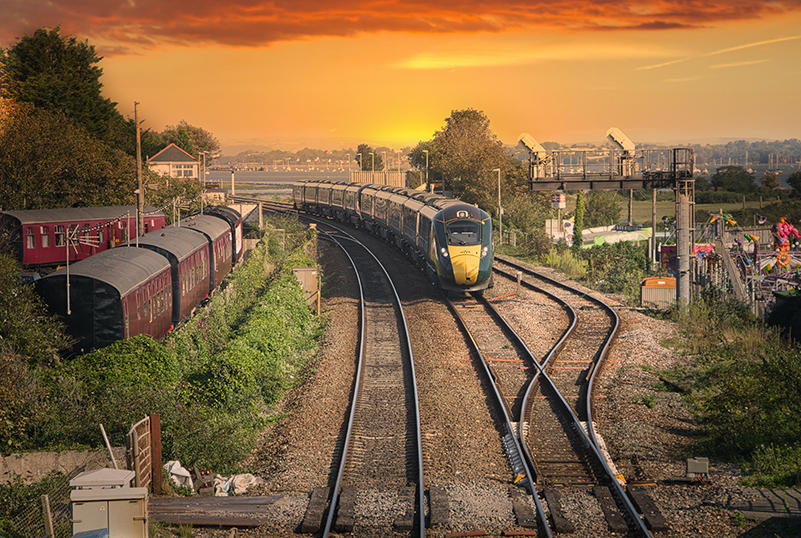 railway lines