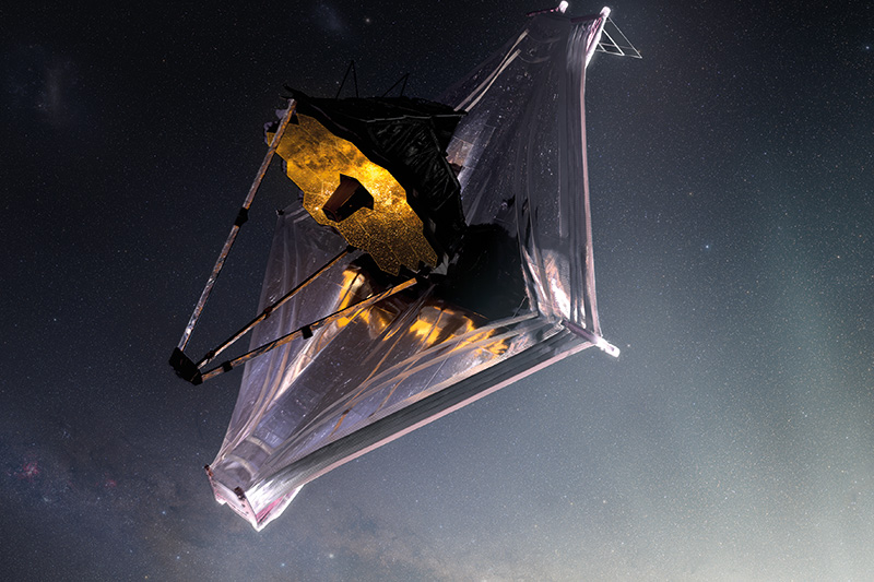 Illustration of the James Webb Space Telescope