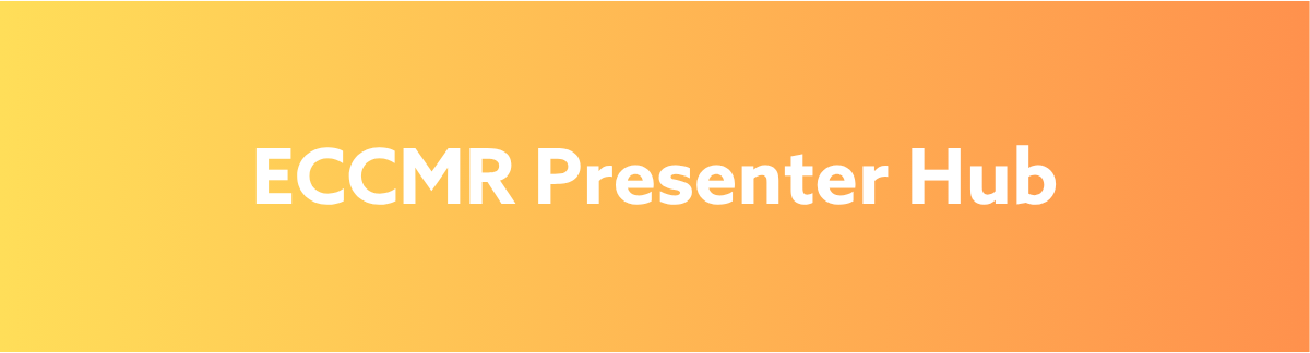 ECCMR Presenter Hub Banner