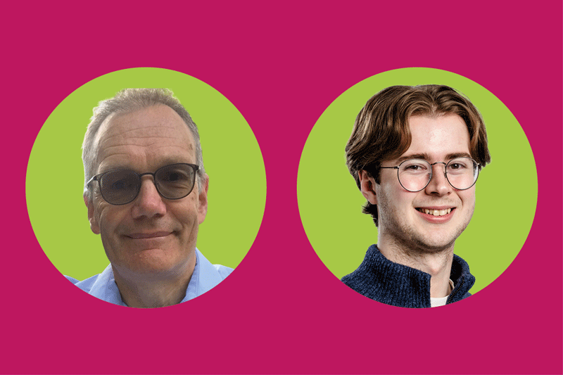 Separate headshots of both authors