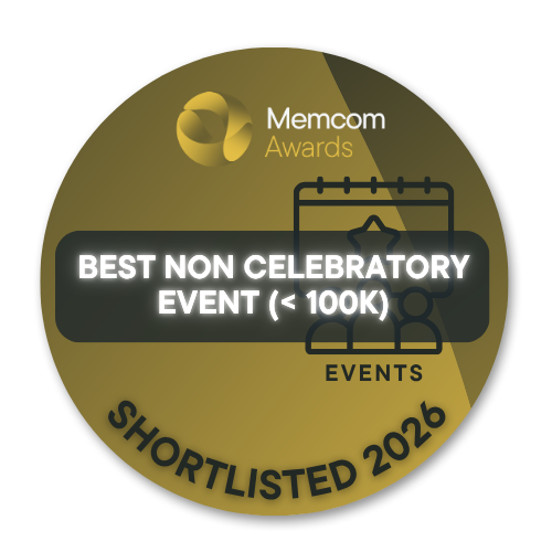 Badge for memcom 2026