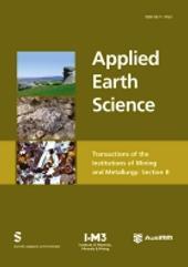 Applied Earth Science journal cover image 
