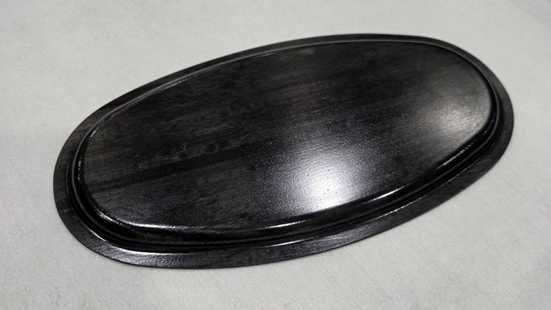 Black oval hatch