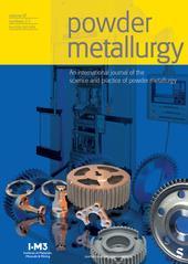Powder Metallurgy journal cover image