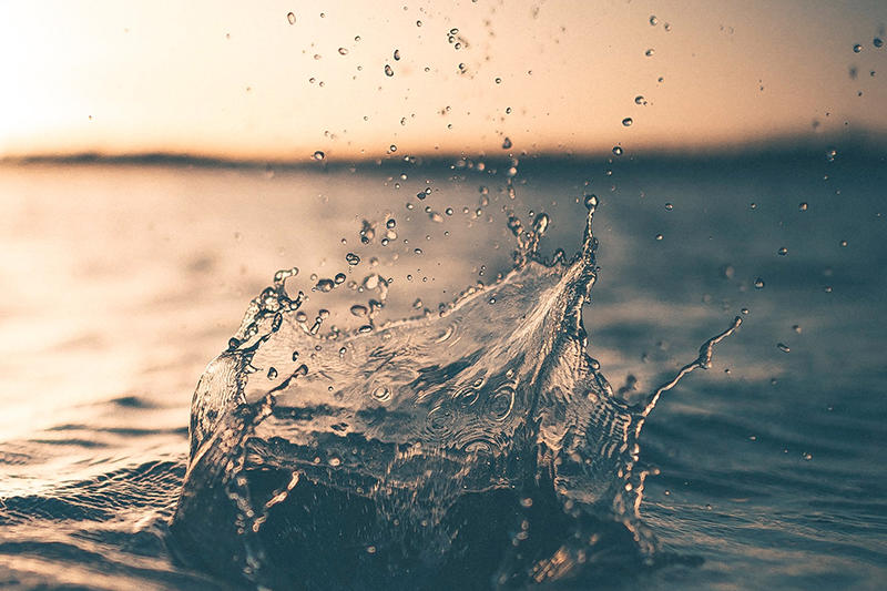 a drop of water in the ocean