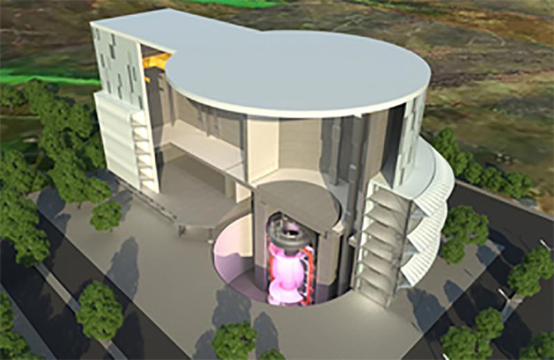 Conceptual illustration of the STEP fusion power plant 